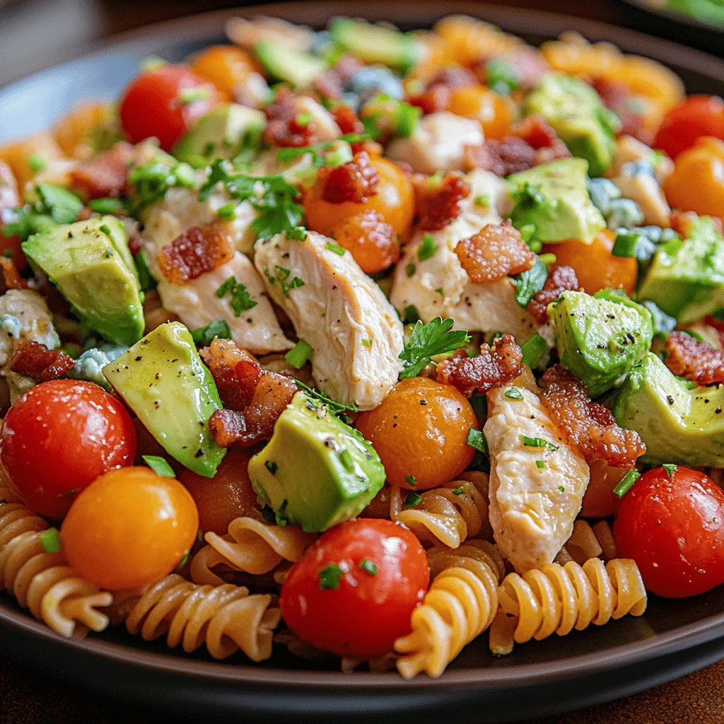When it comes to versatile and satisfying meals, few dishes stand out like the Classic Chicken Cobb Pasta Salad. This refreshing salad combines the hearty elements of a traditional Cobb salad with the delightful twist of pasta, creating a dish that is not only visually appealing but also packed with flavor. The marriage of textures—from the crunch of fresh vegetables to the creaminess of avocado and the richness of blue cheese—makes this salad a crowd-pleaser. Whether you are hosting a picnic, preparing for a potluck, or looking for a hearty family dinner option, this dish is sure to impress.