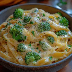 Creamy Broccoli Alfredo Pasta is a delightful dish that fuses the rich, indulgent flavors of classic Alfredo sauce with the vibrant freshness of broccoli florets. This comforting meal not only satisfies the palate but also creates a harmonious balance of creamy textures and earthy tastes. Whether you’re preparing a cozy family dinner or aiming to impress guests with an elegant meal, this pasta dish is a versatile choice that caters to various occasions. In this article, we will guide you through the step-by-step process of crafting this delicious pasta, delve into the nutritional benefits of its wholesome ingredients, and explore creative variations to tailor the dish to your personal taste.
