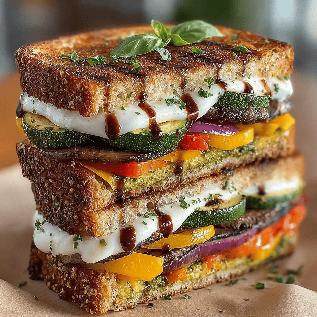 In recent years, there has been a significant shift toward vegetarian meals, with more individuals embracing plant-based diets for their health benefits and environmental impact. This trend is particularly evident during the warmer months when outdoor grilling becomes a favorite pastime for many. Whether it’s a weekend barbecue or a quick weeknight meal, grilled dishes offer a delightful way to celebrate the season's bounty. One such dish that stands out in the realm of vegetarian cuisine is the Grilled Veggie & Pesto Sandwich.
