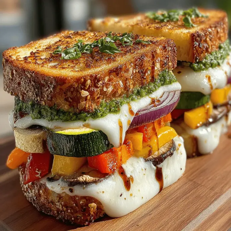 In recent years, there has been a significant shift toward vegetarian meals, with more individuals embracing plant-based diets for their health benefits and environmental impact. This trend is particularly evident during the warmer months when outdoor grilling becomes a favorite pastime for many. Whether it’s a weekend barbecue or a quick weeknight meal, grilled dishes offer a delightful way to celebrate the season's bounty. One such dish that stands out in the realm of vegetarian cuisine is the Grilled Veggie & Pesto Sandwich.