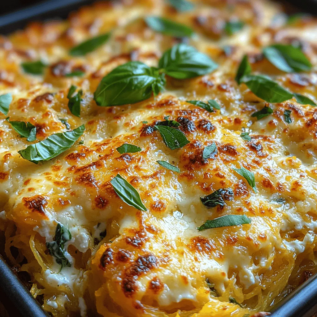 In recent years, spaghetti squash has emerged as a popular alternative to traditional pasta, captivating health-conscious food enthusiasts and home cooks alike. This versatile vegetable, with its unique texture and mild taste, serves as a canvas for a myriad of flavors, making it an ideal base for a variety of dishes. One standout recipe that showcases the delightful qualities of spaghetti squash is the Cheesy Delight Spaghetti Squash Bake. This dish not only highlights the creamy texture and rich flavors of its ingredients but also aligns perfectly with the growing trend toward healthy comfort foods.