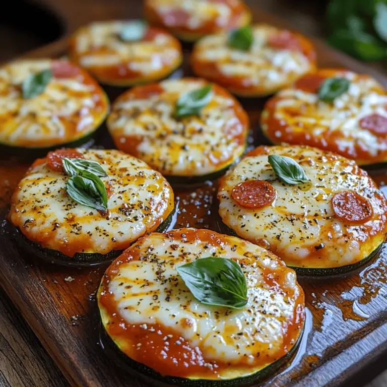In recent years, there has been a significant shift towards healthier eating habits, particularly when it comes to indulgent foods like pizza. As more people become health-conscious, the demand for nutritious alternatives that satisfy cravings without the guilt has surged. Enter Zesty Zucchini Pizza Bites—a delightful twist on traditional pizza that combines the savory and satisfying flavors we love with the health benefits of fresh vegetables. These bite-sized snacks are not only delicious but also offer a plethora of nutritional advantages, making them an ideal choice for anyone seeking a healthier lifestyle.
