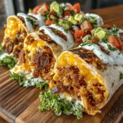 To create the perfect Savory Chicken Bacon Ranch Wraps, start with the right tortillas. Flour tortillas are often preferred for their soft and pliable texture, making them easier to wrap without tearing. Here’s how to prepare them for optimal wrapping: