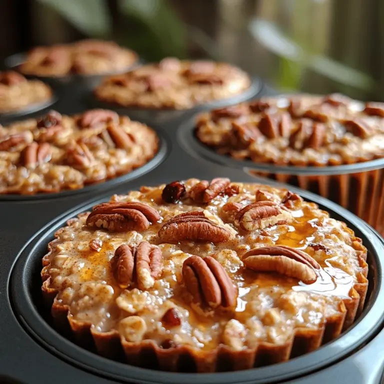 In today's fast-paced world, the quest for a healthy yet satisfying breakfast has become a priority for many. As the trend of wholesome eating continues to rise, more people are turning to creative solutions that fit seamlessly into their busy lifestyles. One standout option that perfectly marries health and indulgence is the Maple Pecan Baked Oatmeal Cups. These delightful little cups are more than just a convenient breakfast; they are a warm embrace of flavor and nutrition, ideal for those hectic mornings or a laid-back brunch with friends.
