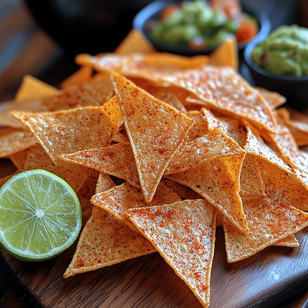 There's something undeniably appealing about homemade tortilla chips. Unlike their store-bought counterparts, they offer a crispy texture and robust flavor that can elevate any snacking experience. Whether you're hosting a party, enjoying a casual movie night, or simply looking for a creative way to enjoy your favorite dips, these Zesty Crunchy Chili Lime Tortilla Chips are a perfect choice. Infused with the vibrant flavors of chili and lime, this recipe brings a refreshing twist to the classic tortilla chip, making it a standout addition to any gathering.
