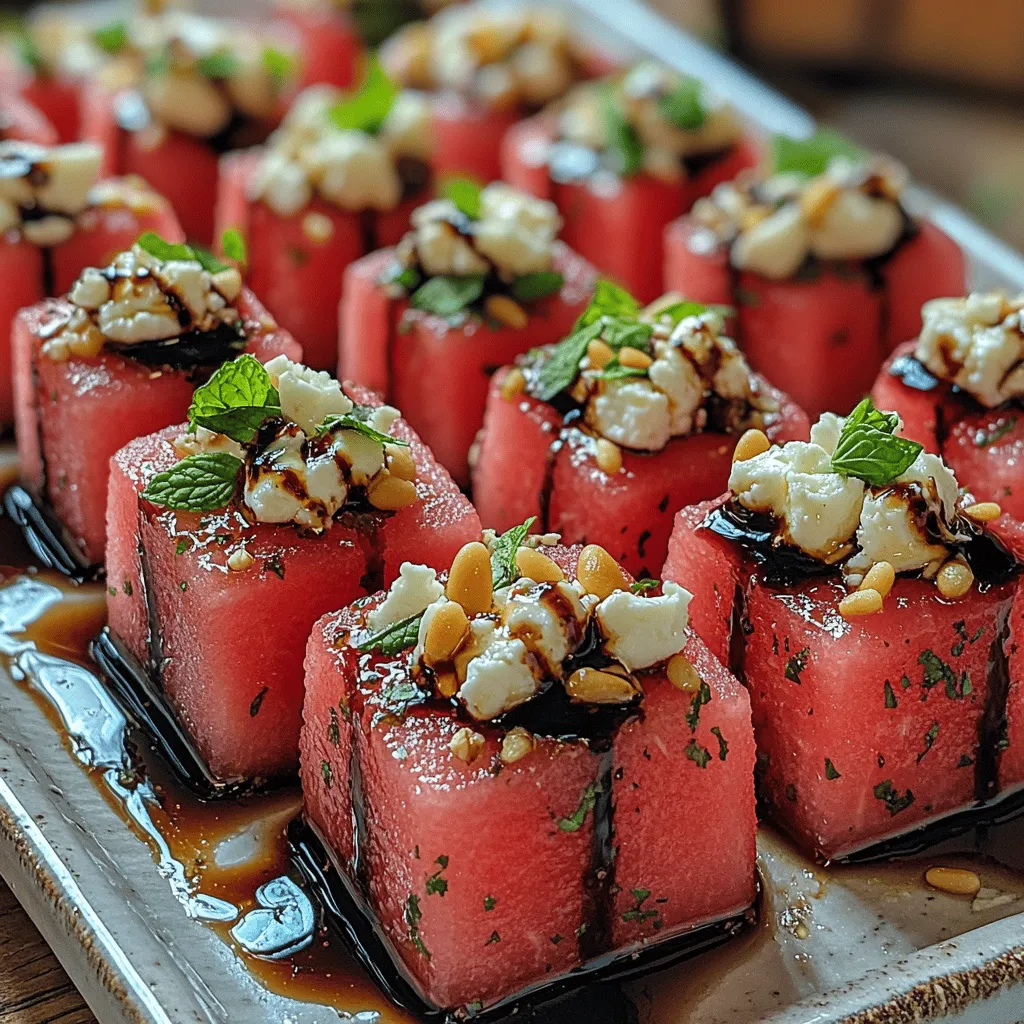 As summer approaches and temperatures rise, the search for refreshing and light dishes becomes paramount. One delightful recipe that embodies the essence of summer is the Watermelon Feta Bites. This dish combines the juicy sweetness of fresh watermelon with the creamy, salty tang of feta cheese, creating a harmonious balance that tantalizes the taste buds. Watermelon Feta Bites are not only visually appealing but also incredibly easy to prepare, making them a popular choice for picnics, barbecues, and casual gatherings.