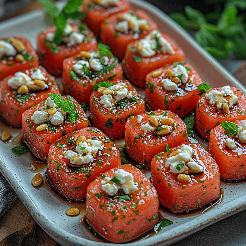 As summer approaches and temperatures rise, the search for refreshing and light dishes becomes paramount. One delightful recipe that embodies the essence of summer is the Watermelon Feta Bites. This dish combines the juicy sweetness of fresh watermelon with the creamy, salty tang of feta cheese, creating a harmonious balance that tantalizes the taste buds. Watermelon Feta Bites are not only visually appealing but also incredibly easy to prepare, making them a popular choice for picnics, barbecues, and casual gatherings.