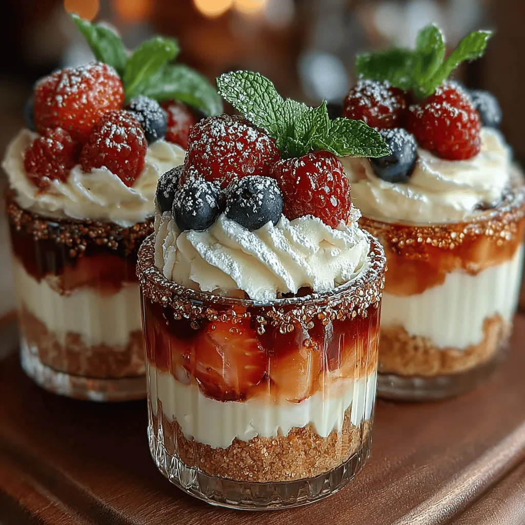 Trifles have long been a beloved dessert option, celebrated for their vibrant layers and delightful combinations of flavors and textures. Traditionally, trifles consist of layers of sponge cake or ladyfingers, creamy filling, and an assortment of fruits, all presented in a clear glass dish to showcase their colorful appeal. This classic dessert has seen various adaptations over the years, but the Berry Mascarpone Trifle Cups stand out for their elegance and simplicity, making them the perfect choice for both casual gatherings and special occasions.