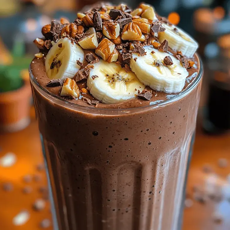In today’s fast-paced world, maintaining an active lifestyle often requires a careful balance of nutrition and convenience. Enter the ChocoBoost Power Shake, a delicious and nutrient-rich option specifically designed for individuals seeking an energy boost while supporting their overall health. Whether you’re an athlete in need of post-workout recovery or simply someone looking to enhance your daily nutrition, this shake packs a powerful punch.