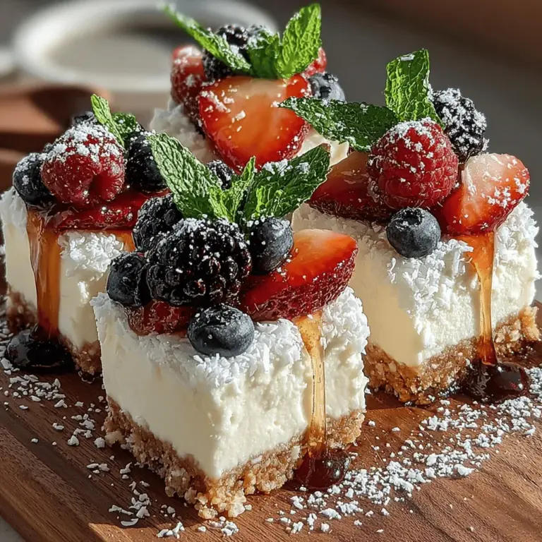 As the temperatures rise and the sun shines brightly, there’s nothing quite like a refreshing treat to cool you down. Enter Tropical Berry Bliss: Frozen Coconut Berry Squares, a delectable dessert that combines the tropical flavors of coconut with an array of vibrant berries. This delightful recipe is not only a feast for the eyes but also a wholesome indulgence that is perfect for summer gatherings, backyard barbecues, or simply enjoying on a sunny afternoon.