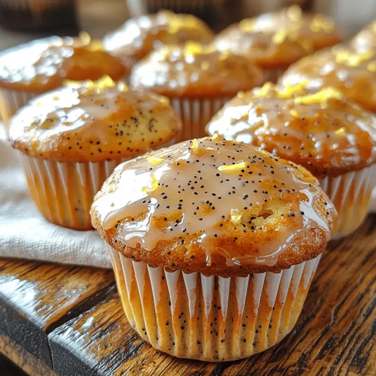 The history of lemon poppy seed muffins can be traced back to European baking traditions, where the use of citrus in sweet dishes has long been celebrated. Poppy seeds, known for their nutritional benefits, have been utilized in various cuisines around the world for centuries. When combined, the zesty brightness of lemon enhances the earthy nuttiness of poppy seeds, resulting in a flavor profile that is both complex and harmonious. This unique combination has made lemon poppy seed muffins a favorite in both artisanal bakeries and family kitchens, where they are often associated with warmth, comfort, and nostalgia.