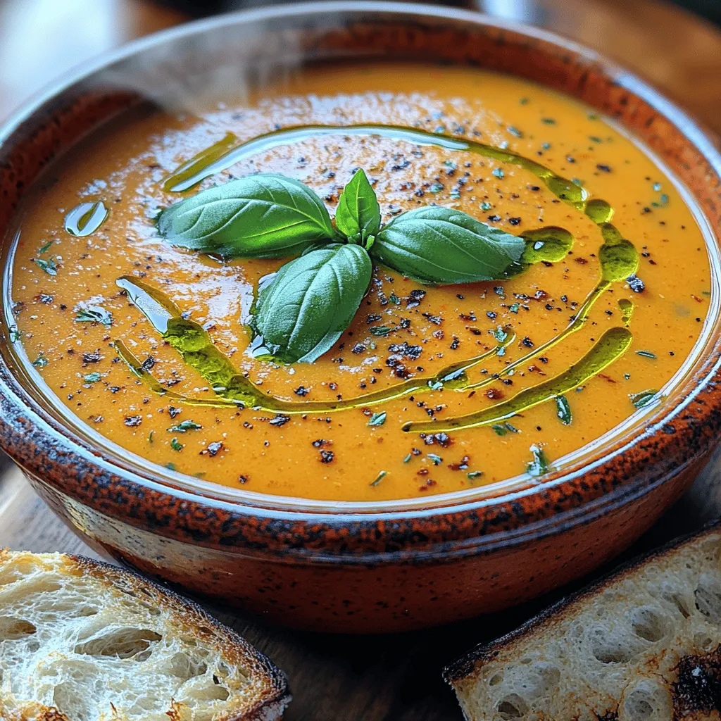 Originating from the Mediterranean, roasted red pepper soup has become a beloved dish across the globe, celebrated for its rich flavor and creamy texture. This vibrant and nourishing soup is often associated with the warm, inviting kitchens of Italian and Spanish households, where the act of cooking is a communal experience filled with joy and love. The significance of this dish goes beyond its taste; it embodies the essence of comfort food—simple, hearty, and satisfying.