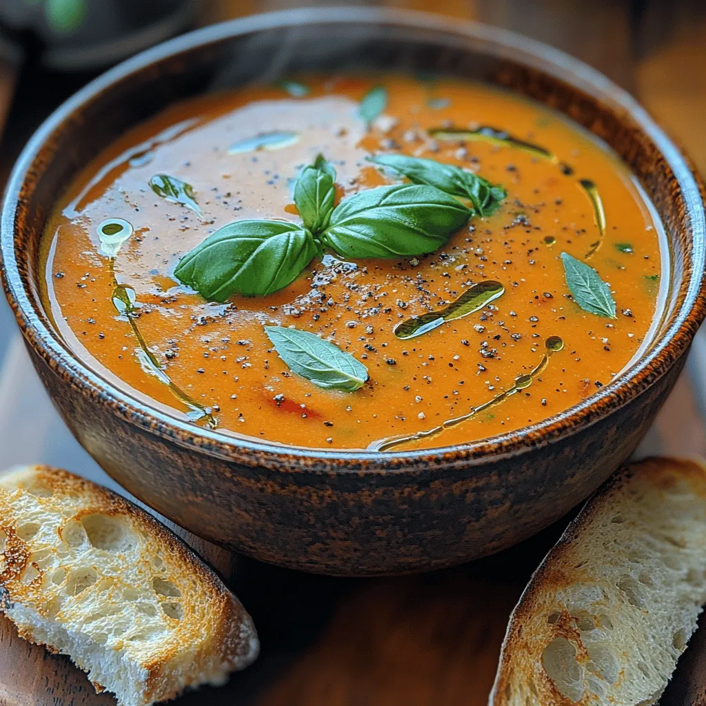Originating from the Mediterranean, roasted red pepper soup has become a beloved dish across the globe, celebrated for its rich flavor and creamy texture. This vibrant and nourishing soup is often associated with the warm, inviting kitchens of Italian and Spanish households, where the act of cooking is a communal experience filled with joy and love. The significance of this dish goes beyond its taste; it embodies the essence of comfort food—simple, hearty, and satisfying.