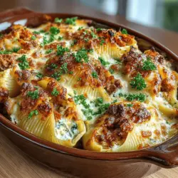 When it comes to cozy, satisfying meals, few dishes compare to Creamy Spinach Artichoke Chicken Shells. This recipe embodies comfort food at its finest, combining tender pasta shells with a rich, creamy filling that is sure to delight your taste buds. The harmonious blend of flavors and textures makes it a favorite among families, busy professionals, and anyone seeking a quick yet delicious dinner option. With hearty chicken, vibrant spinach, and luscious artichokes enveloped in a velvety sauce, this dish not only pleases the palate but also provides a visual feast that is perfect for gatherings or a simple weeknight dinner.