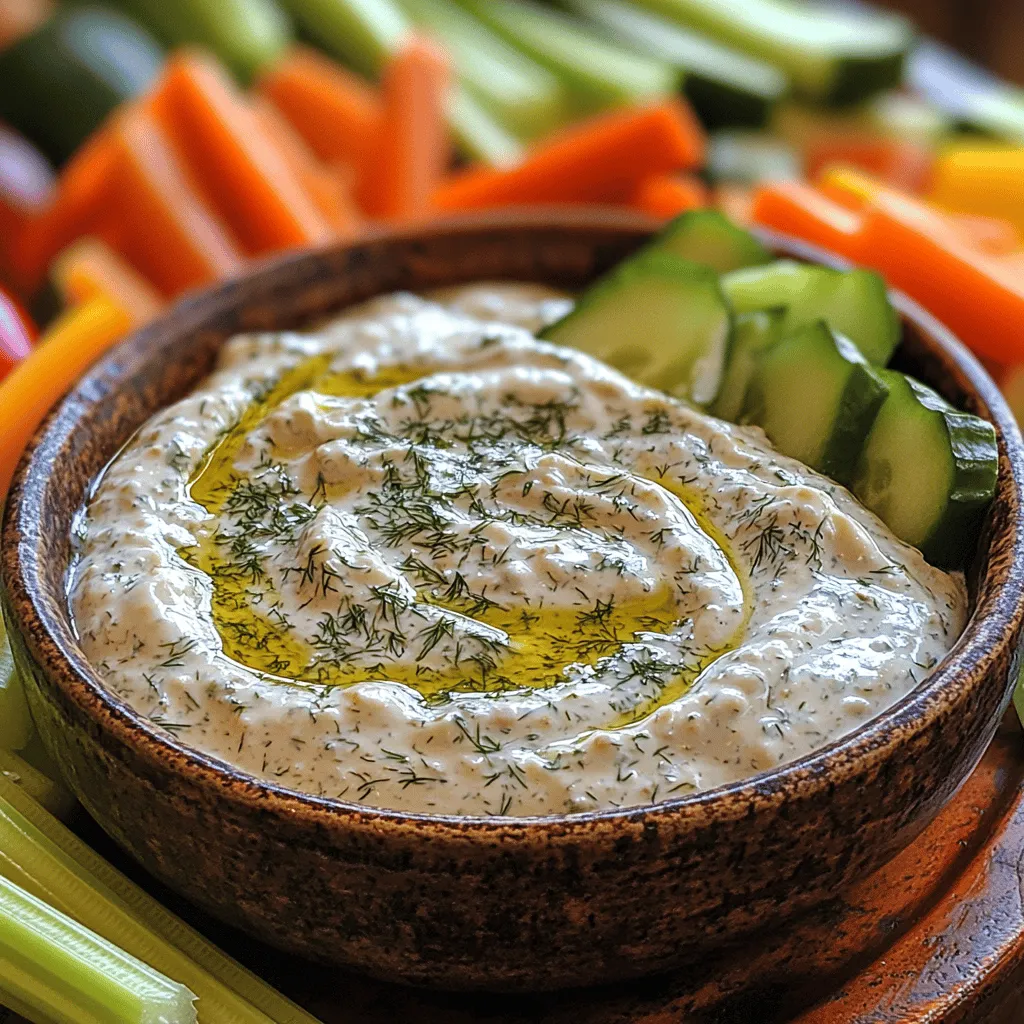 In the realm of dips, few recipes are as versatile and crowd-pleasing as a well-made ranch dip. The Zesty Greek Yogurt Ranch Dip takes this classic favorite to a new level, combining the rich, creamy texture of Greek yogurt with the tangy flavors of traditional ranch seasoning. This dip not only serves as a flavorful accompaniment to your favorite fresh vegetables but also stands out as a guilt-free option for health-conscious snackers. Whether you're hosting a game day gathering, preparing for a summer barbecue, or simply looking for a nutritious snack, this dip is sure to impress.