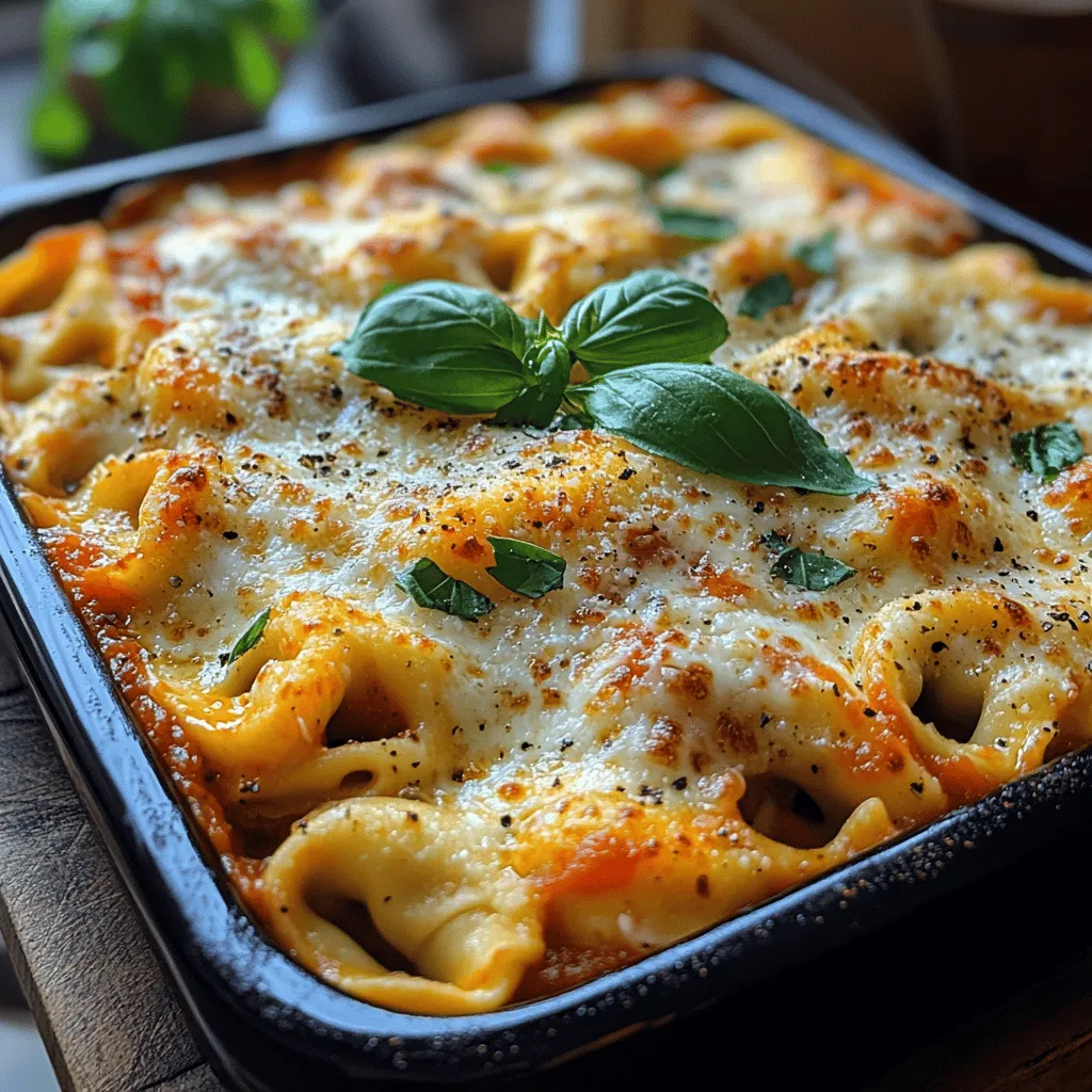 There’s something inherently comforting about a warm, cheesy pasta dish that evokes feelings of home and togetherness. The Cheesy Delight: Creamy Tomato Tortellini Bake is just that—a tantalizing combination of creamy goodness and rich flavors, perfect for family gatherings or a cozy night in. As you take the first bite, the creamy sauce envelops the tender tortellini, creating an irresistible experience that warms both the heart and the palate.