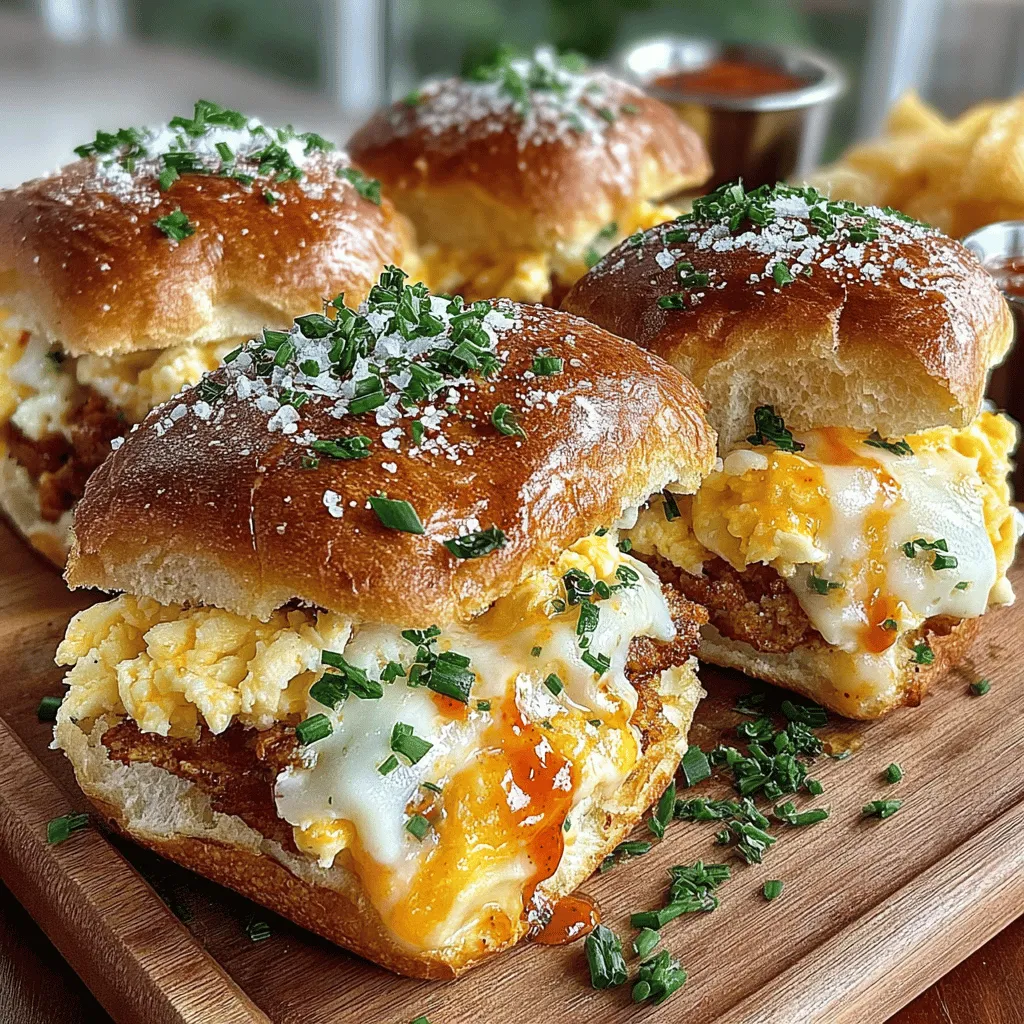 In the world of breakfast options, few things can compete with the convenience and deliciousness of breakfast sliders. These mini sandwiches not only appeal to adults but also delight children, making them a versatile choice for families. Whether you're hosting a weekend brunch, preparing for a busy workweek, or simply indulging in a hearty morning treat, breakfast sliders offer a delightful way to start the day. Among the myriad of breakfast slider recipes, the Golden Breakfast Egg and Cheese Sliders stand out as a particularly scrumptious option, combining fluffy scrambled eggs, melty cheese, and soft rolls into one perfect bite.