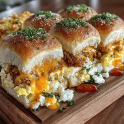 In the world of breakfast options, few things can compete with the convenience and deliciousness of breakfast sliders. These mini sandwiches not only appeal to adults but also delight children, making them a versatile choice for families. Whether you're hosting a weekend brunch, preparing for a busy workweek, or simply indulging in a hearty morning treat, breakfast sliders offer a delightful way to start the day. Among the myriad of breakfast slider recipes, the Golden Breakfast Egg and Cheese Sliders stand out as a particularly scrumptious option, combining fluffy scrambled eggs, melty cheese, and soft rolls into one perfect bite.