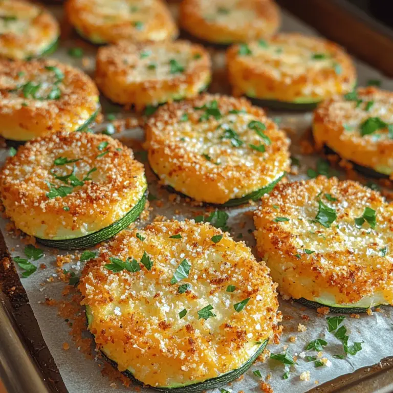 Zucchini is one of those ingredients that has earned a reputation for its remarkable versatility in the kitchen. Whether you’re looking to whip up a light summer salad, a hearty casserole, or a comforting soup, zucchini can seamlessly fit into a myriad of dishes. However, when it comes to snacking or serving a delightful side, nothing beats the appeal of Crispy Cheesy Zucchini Rounds. This dish not only showcases the fresh, mild flavor of zucchini but also transforms it into a crunchy, cheesy delight that appeals to both children and adults alike.