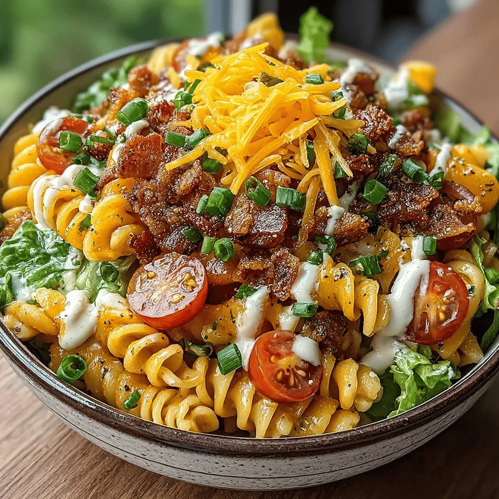 To create a delicious BLT Pasta Salad Delight, the first step is cooking the pasta to perfection. The choice of pasta is crucial; typically, rotini or fusilli works well because their spiral shapes help hold onto the dressing and other ingredients. Here are some tips for boiling pasta to achieve the perfect al dente texture: