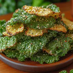 If you’re on the lookout for a snack that is both healthy and satisfying, look no further than crunchy sesame kale chips. This recipe transforms nutrient-packed kale into a tasty, crunchy delight that can easily replace traditional potato chips or other high-calorie snacks. Kale chips not only offer a delightful crunch but also boast a rich nutritional profile that makes them a guilt-free indulgence.
