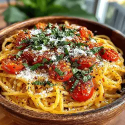 In the world of quick and delightful meals, few dishes can rival the charm of a fresh and vibrant pasta dish. Quick Tomato Bruschetta Pasta is not just a recipe; it’s a celebration of simplicity, flavor, and the joys of summer produce. This dish combines the irresistible flavors of ripe cherry tomatoes, fragrant basil, and a hint of garlic, all tossed with perfectly cooked pasta for a meal that’s as satisfying as it is easy to prepare. Whether you're in need of a speedy weeknight dinner or a light lunch, this recipe fits the bill perfectly, bringing the essence of Italian cuisine right to your table.