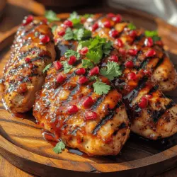 If you’re looking to elevate your weeknight dinners or impress guests at your next barbecue, Tangy Pomegranate BBQ Chicken is a fantastic dish that combines the sweetness and tartness of pomegranate with the smoky depth of barbecue sauce. This dish is not only visually stunning but also tantalizes the taste buds with its unique flavor profile, making it a standout option for any meal.