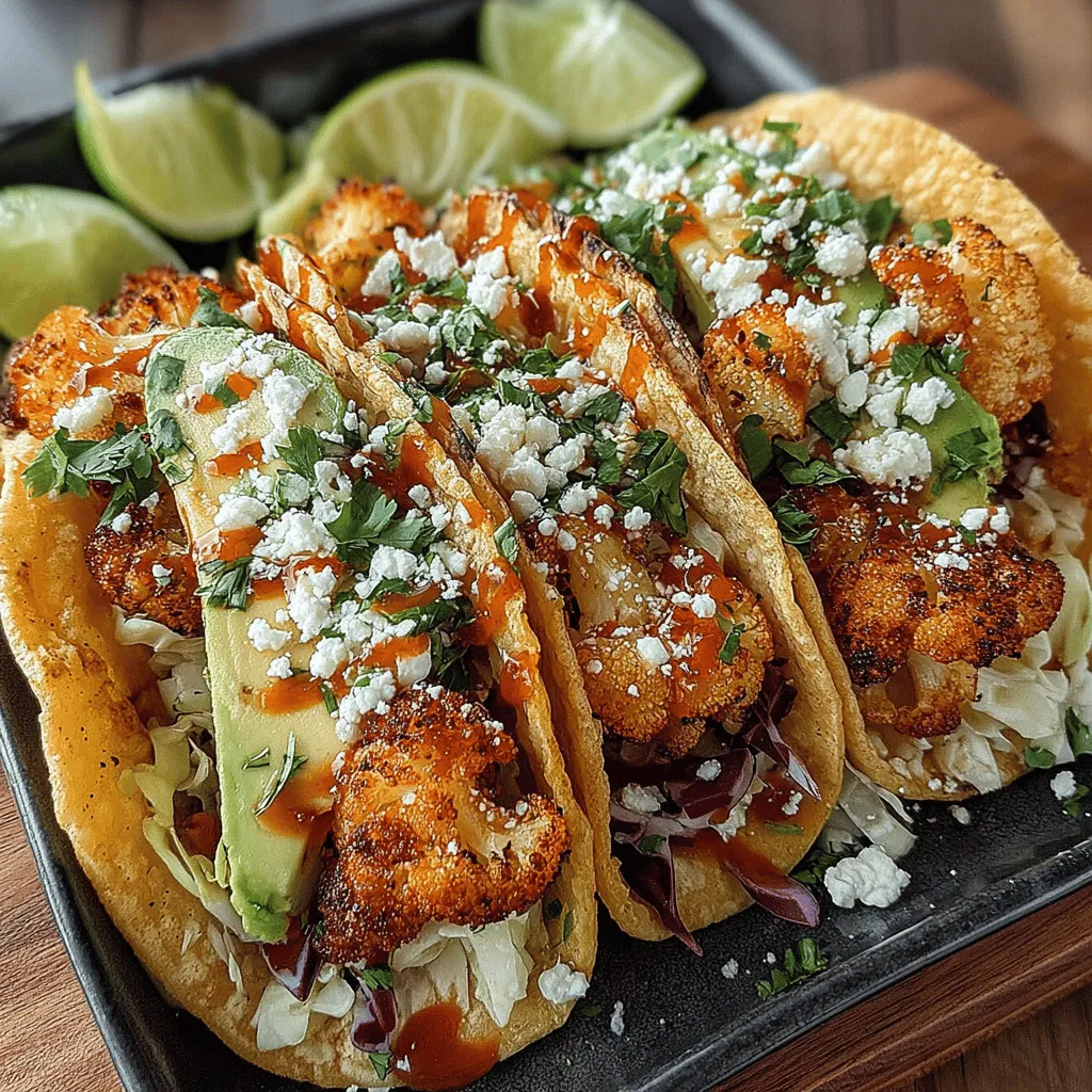 Tacos are a beloved staple in many cuisines around the world, celebrated for their versatility and ability to cater to a wide range of tastes and dietary preferences. From traditional meat fillings to innovative plant-based options, tacos can satisfy anyone's cravings. Today, we're diving into a delightful twist on this classic dish: Golden Roasted Cauliflower Tacos. This recipe is not just a feast for the taste buds; it also champions the use of cauliflower, a powerhouse vegetable that is quickly gaining popularity among health-conscious eaters and food enthusiasts alike.