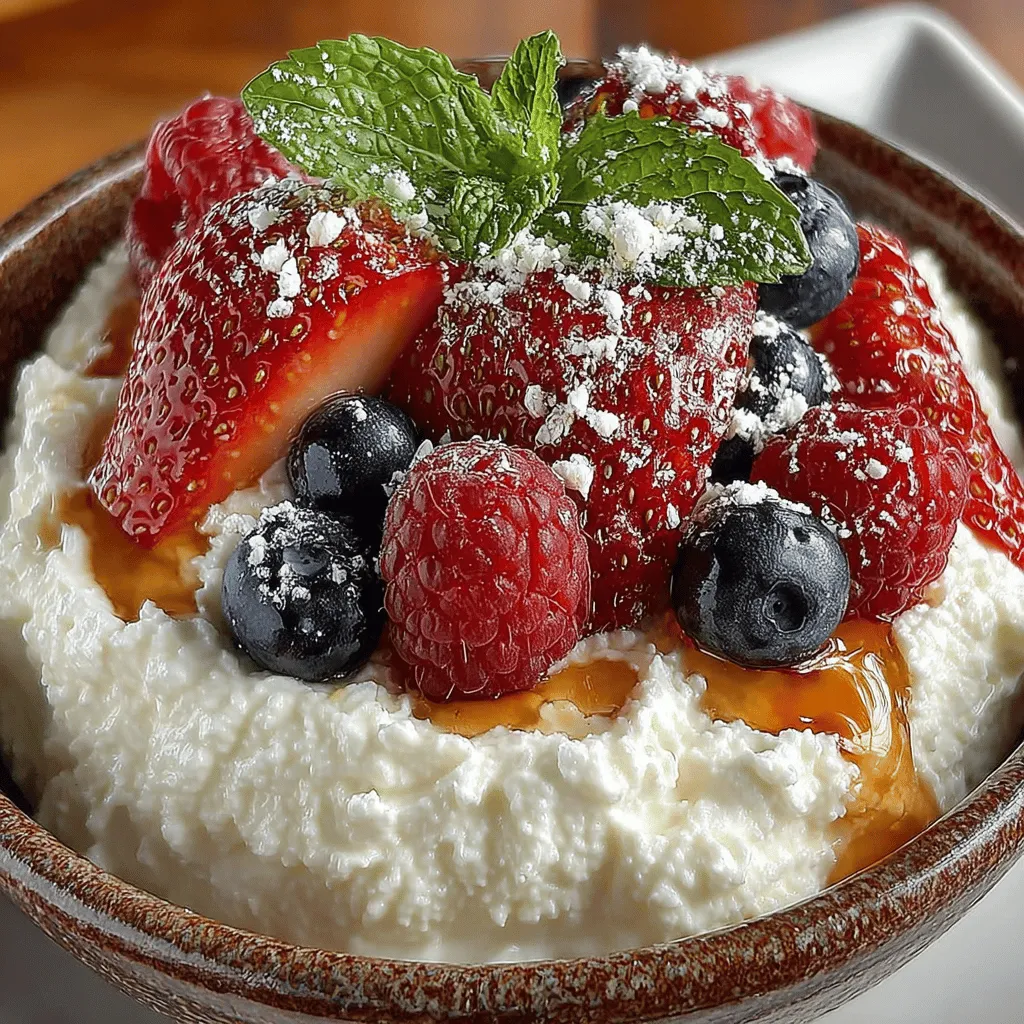 To truly appreciate the beauty of Whipped Lemon Ricotta with Fresh Berries, it's essential to understand the key ingredients that make up this delightful dish. Each component plays a crucial role in creating a harmonious blend of flavors and textures.