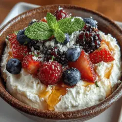To truly appreciate the beauty of Whipped Lemon Ricotta with Fresh Berries, it's essential to understand the key ingredients that make up this delightful dish. Each component plays a crucial role in creating a harmonious blend of flavors and textures.