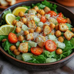 In recent years, there has been a significant shift towards plant-based diets, driven by a growing awareness of health, environmental sustainability, and ethical eating. As individuals seek nutritious, satisfying meals that do not compromise on flavor, innovative recipes are emerging to meet this demand. One such dish that brilliantly encapsulates these trends is the Crispy Chickpea Caesar Salad. This recipe serves as a delightful vegan alternative to the traditional Caesar salad while retaining the essence of what makes it so beloved.