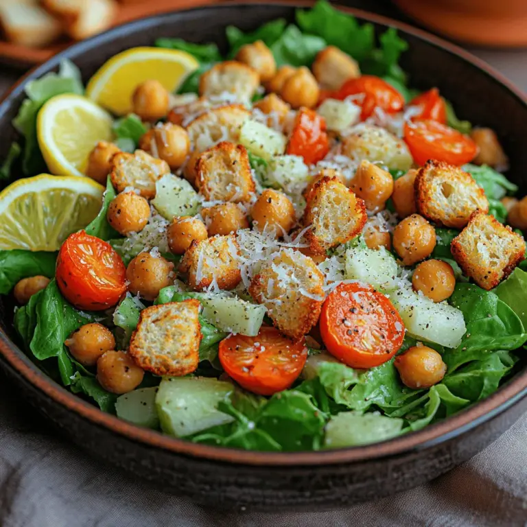 In recent years, there has been a significant shift towards plant-based diets, driven by a growing awareness of health, environmental sustainability, and ethical eating. As individuals seek nutritious, satisfying meals that do not compromise on flavor, innovative recipes are emerging to meet this demand. One such dish that brilliantly encapsulates these trends is the Crispy Chickpea Caesar Salad. This recipe serves as a delightful vegan alternative to the traditional Caesar salad while retaining the essence of what makes it so beloved.