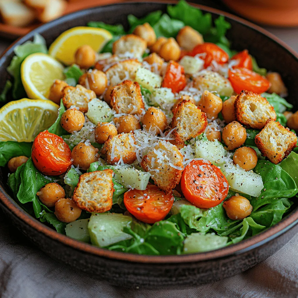 In recent years, there has been a significant shift towards plant-based diets, driven by a growing awareness of health, environmental sustainability, and ethical eating. As individuals seek nutritious, satisfying meals that do not compromise on flavor, innovative recipes are emerging to meet this demand. One such dish that brilliantly encapsulates these trends is the Crispy Chickpea Caesar Salad. This recipe serves as a delightful vegan alternative to the traditional Caesar salad while retaining the essence of what makes it so beloved.