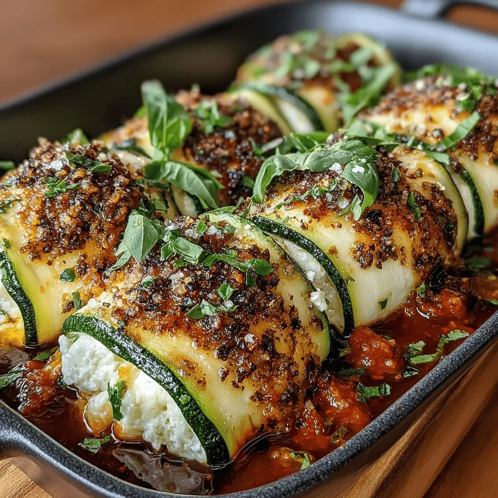When rolling up your Zucchini Delight Roll-Ups, it's essential to pay attention to some visual cues to ensure that each roll is properly formed and holds together during baking. First, after spreading the cheese and herb filling over each zucchini slice, look for an even coating without any excess filling spilling over the edges. You want just the right amount so that the filling doesn’t ooze out while baking.