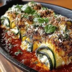 When rolling up your Zucchini Delight Roll-Ups, it's essential to pay attention to some visual cues to ensure that each roll is properly formed and holds together during baking. First, after spreading the cheese and herb filling over each zucchini slice, look for an even coating without any excess filling spilling over the edges. You want just the right amount so that the filling doesn’t ooze out while baking.