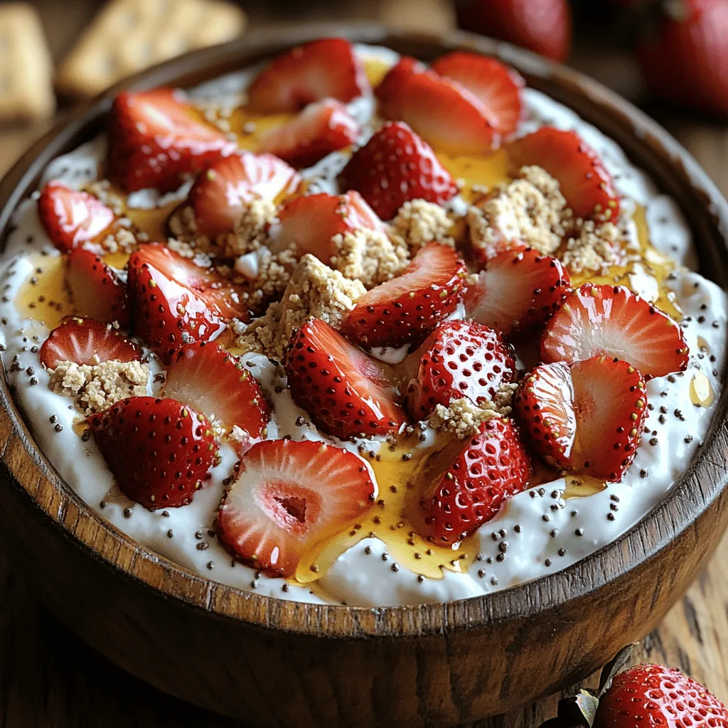 Creating the perfect Sweet & Tangy Greek Yogurt Strawberry Dip is all about achieving an ideal balance between sweetness and tanginess. The natural sweetness of strawberries pairs beautifully with the tartness of Greek yogurt, creating a harmonious flavor profile that tantalizes the taste buds. When crafting this dip, it’s essential to adjust the sweetness to complement the tartness of the yogurt, ensuring that neither element overpowers the other.