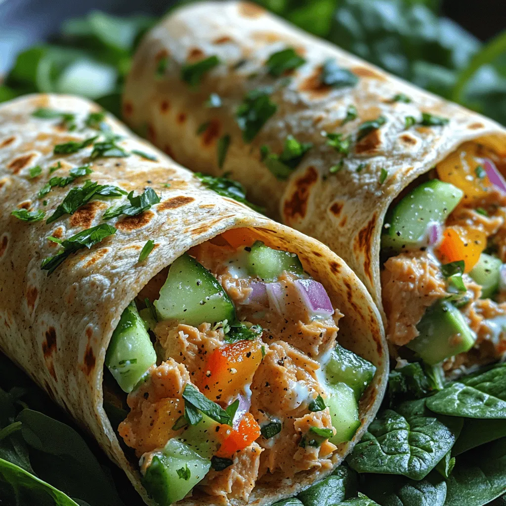 In today's fast-paced world, where meals are often reduced to quick fixes that may not prioritize health, the Avocado Bliss Tuna Wrap stands out as a beacon of nutritious eating. This recipe marries the creamy, rich texture of avocado with the protein-packed goodness of tuna, resulting in a wrap that not only satisfies hunger but also nourishes the body. Perfect for lunch or a light dinner, these wraps are a delightful way to enjoy a wholesome meal without compromising on flavor or convenience.
