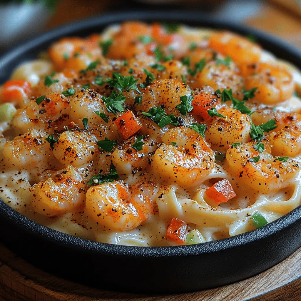 Creamy Cajun Shrimp Pasta is a dish that tantalizes the taste buds with its rich flavors and creamy texture. This culinary delight is a perfect fusion of succulent shrimp and a luxurious sauce, making it an ideal choice for gatherings, romantic dinners, or a comforting meal at home. The enchanting blend of spices and ingredients in this recipe brings the essence of Cajun cuisine to any dining table, offering a unique experience that is both satisfying and unforgettable.