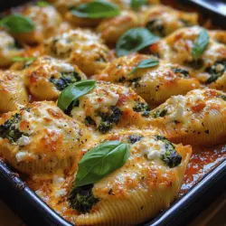 Pasta dishes have long been a beloved staple in kitchens around the world, known for their comforting qualities and versatile nature. Among these culinary treasures, Spinach & Feta Stuffed Shells stand out as a delightful option that marries rich flavors with wholesome ingredients. Whether you’re preparing a casual weeknight dinner for the family or hosting a special gathering with friends, this dish effortlessly caters to all occasions, making it a go-to recipe for many home cooks.