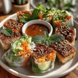 Achieving the perfect crispy tofu is a crucial step in making delicious Chili Lime Tofu Rice Paper Rolls. The texture of the tofu not only contributes to the overall experience but also enhances the dish's flavor profile.