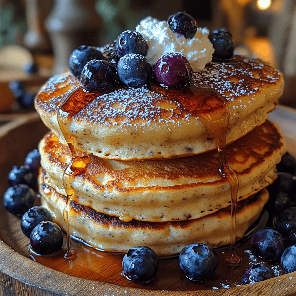 Fluffy Ricotta Blueberry Hotcakes are not just your average breakfast treat; they are a delightful fusion of flavors and textures that elevate the humble pancake to new heights. Originating from Italian-inspired cuisine, these hotcakes incorporate creamy ricotta cheese and juicy blueberries, creating a dish that is both indulgent and wholesome. The combination of these ingredients results in a pancake that is light, airy, and bursting with flavor, making it a perfect choice for brunch gatherings, special occasions, or simply a comforting start to your day.