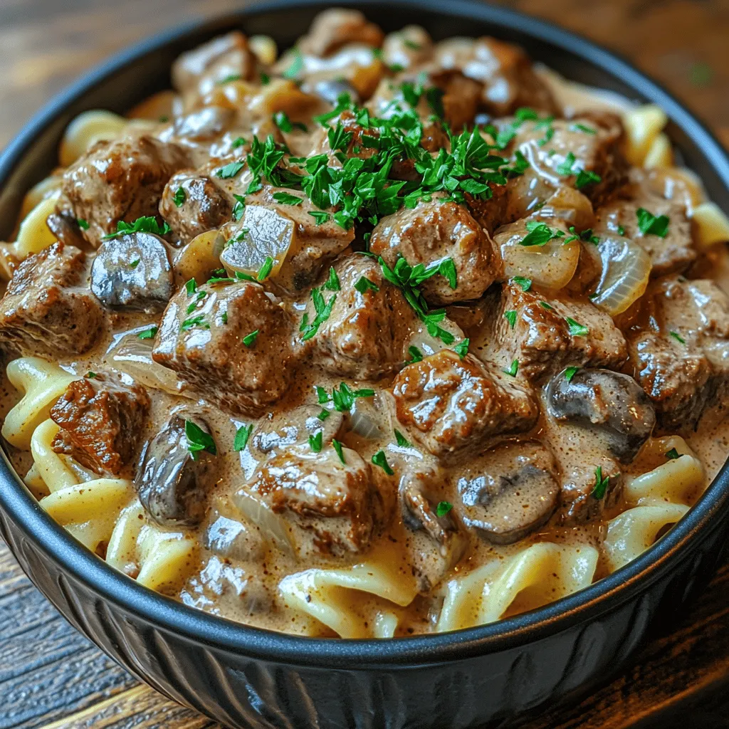 In the culinary world, few dishes evoke the warmth and nostalgia of home-cooked meals quite like Beef Stroganoff. This classic dish, with its rich flavors and creamy texture, has been a staple for generations, often served over a bed of egg noodles or rice. The slow cooker variation of Beef Stroganoff takes this beloved recipe to new heights, allowing the ingredients to meld together over several hours to create a dish that is not only remarkably tender but also bursting with flavor.