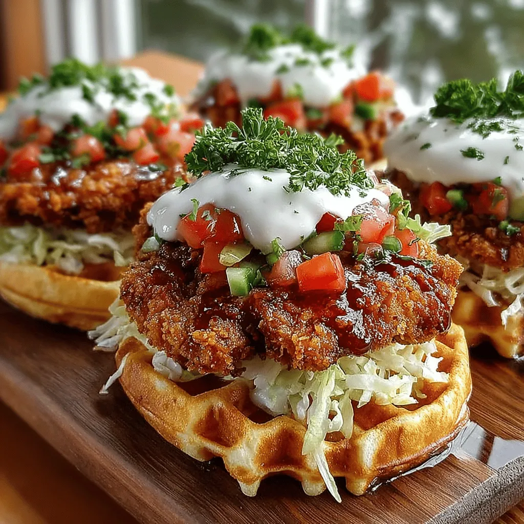 Assembling your Mini Waffle Chicken Ranch Sliders is where your culinary creativity truly shines. The key to a perfect slider lies in the layering technique, ensuring that each bite is a delightful combination of flavors and textures.