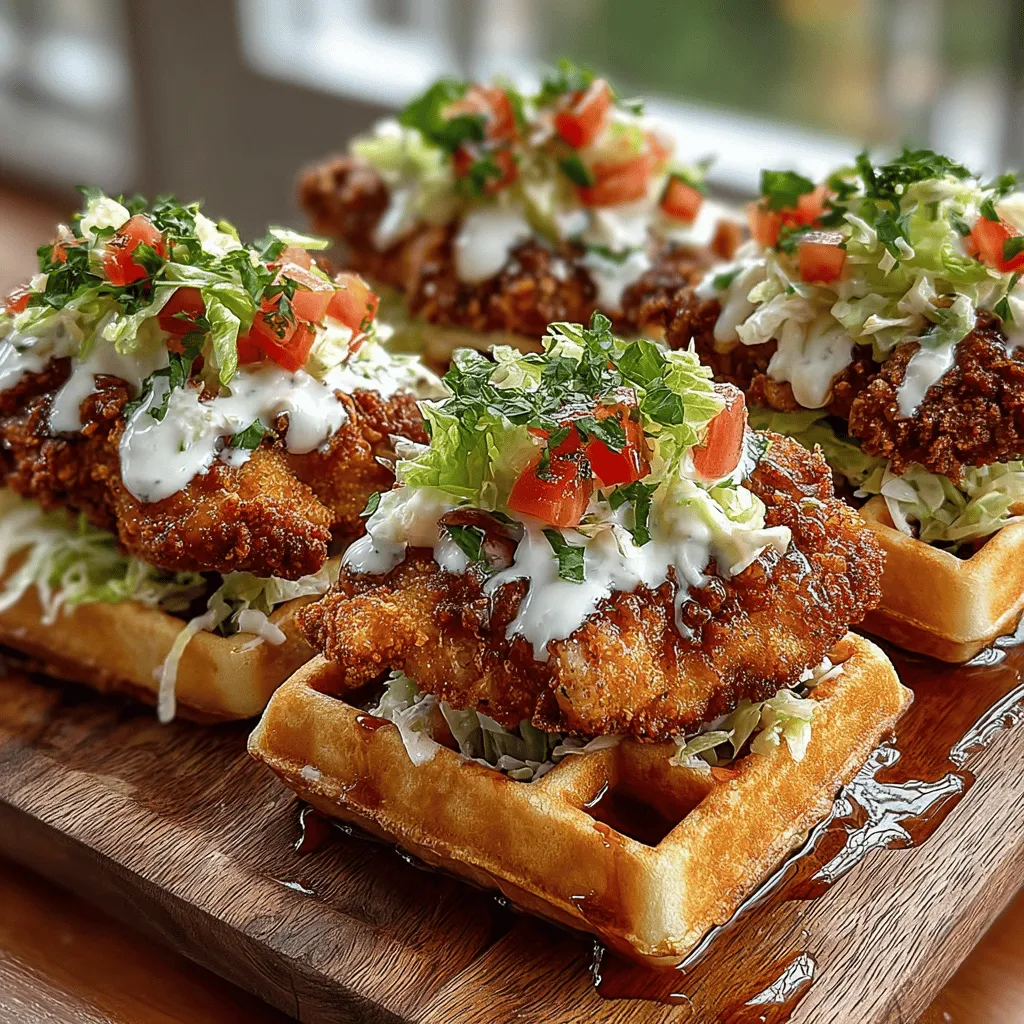 Assembling your Mini Waffle Chicken Ranch Sliders is where your culinary creativity truly shines. The key to a perfect slider lies in the layering technique, ensuring that each bite is a delightful combination of flavors and textures.