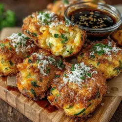 Are you looking for a delicious and unique snack or appetizer that brings together flavor, texture, and nutrition? Look no further than Crunchy Zucchini Fried Rice Balls. This delightful dish combines the comforting essence of fried rice with the vibrant freshness of zucchini, creating a crispy exterior and a flavorful, savory interior. These rice balls are not only a fantastic way to use up leftover rice but also an opportunity to incorporate more vegetables into your diet, making them an appealing choice for both kids and adults.