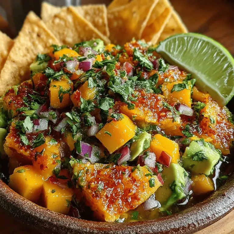 Fresh salsas have carved a niche for themselves in culinary culture, celebrated for their versatility and vibrant flavors. These zesty condiments can elevate a variety of dishes, from tacos to grilled meats, or even stand alone as a refreshing dip. Among the multitude of salsa varieties, the Tropical Fusion Mango Avocado Salsa stands out as a vibrant and flavorful option that brings a taste of the tropics to your table. This salsa is not only visually appealing with its bright colors but also offers a delightful combination of sweet and savory flavors, making it perfect for parties, barbecues, or a light snack.