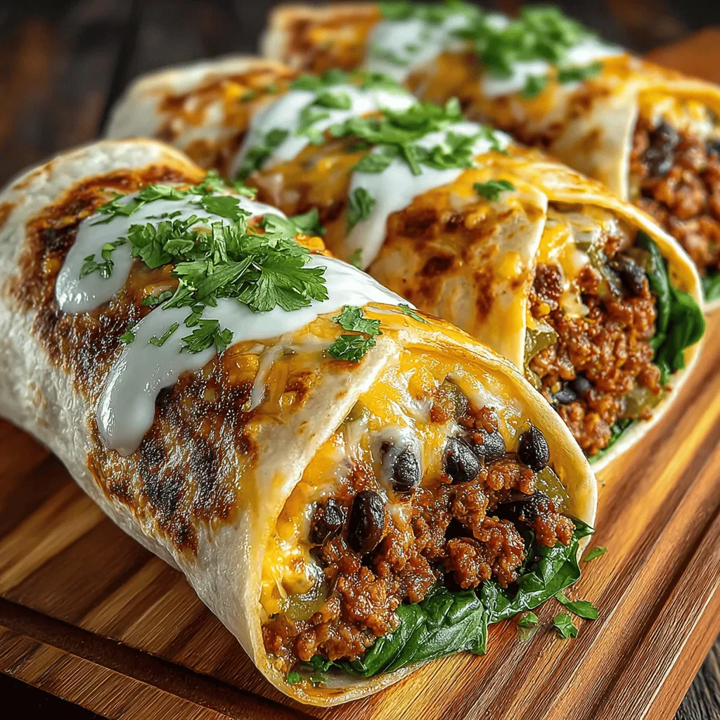 Hatch Chili Turkey Rice Wraps are a delightful fusion of flavors and textures, providing a nutritious meal that satisfies the palate while being easy to prepare. This recipe showcases ground turkey, a lean protein that pairs beautifully with the distinct taste of Hatch green chiles. When combined with black beans, fresh vegetables, and wrapped in a soft tortilla, these wraps become a well-rounded meal ideal for lunch or dinner. Not only are they delicious, but they also offer the flexibility of customization, allowing you to add your favorite toppings or side dishes to suit your preferences.