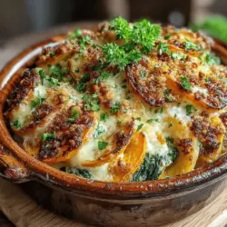 One of the most critical steps in creating a delicious butternut squash and spinach gratin is preheating your oven. Preheating ensures that your dish cooks evenly and achieves that perfect texture. When you place your gratin into a hot oven, the cooking process begins immediately, allowing for a consistent temperature throughout the cooking time. This is particularly important for a gratin, where you want the butternut squash to become tender while the cheese bubbles deliciously on top.
