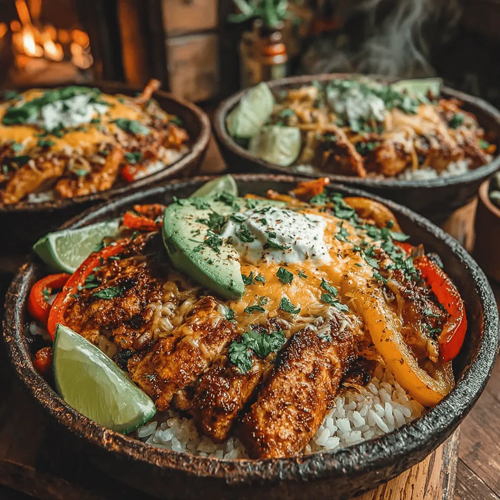Sizzling Baked Chicken Fajita Bowls are an enticing and vibrant culinary creation that brings the flavors of Mexican cuisine into a convenient, wholesome meal. With their colorful presentation and bold taste, these bowls are not just a feast for the eyes but also a celebration of healthy eating. Combining tender baked chicken, bell peppers, onions, and a medley of spices, this dish highlights the fusion of flavors that make fajitas a beloved favorite. The ease of preparation makes it a fantastic choice for busy weeknights, and its family-friendly nature ensures that everyone at the table will enjoy digging in.