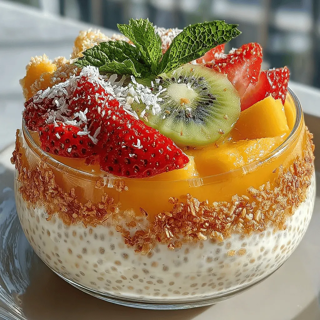 Chia pudding has emerged as a favorite among health enthusiasts and dessert lovers alike, offering a delightful balance between indulgence and nutrition. This versatile dish is not only simple to prepare but also packed with health benefits, making it an ideal choice for breakfast, dessert, or a snack. At the heart of this recipe is the Tropical Bliss Coconut Vanilla Chia Pudding—a refreshing treat that encapsulates the vibrant flavors of the tropics.